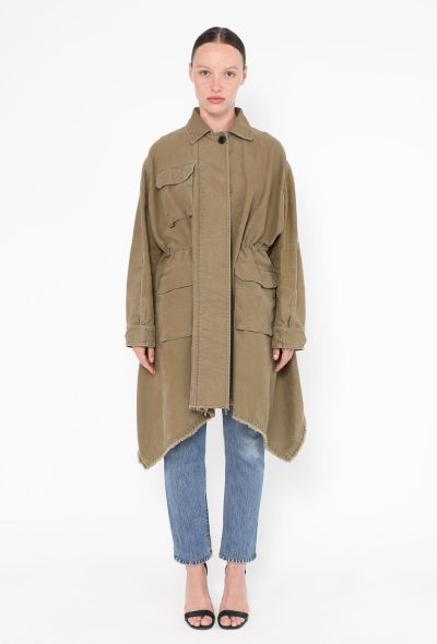 Valentino S/S 2017 Asymmetrical Cargo Jacket - 1