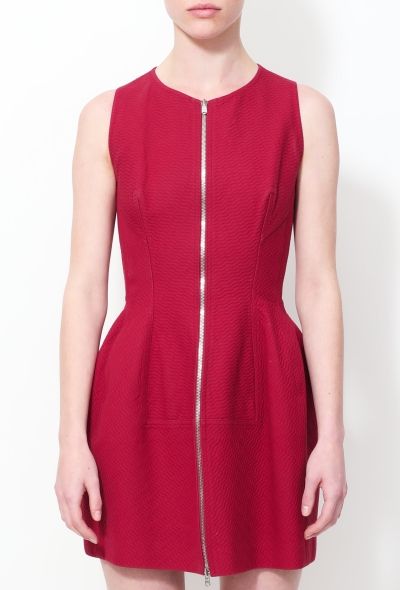 Alaïa Textured Hourglass Zip Dress - 2
