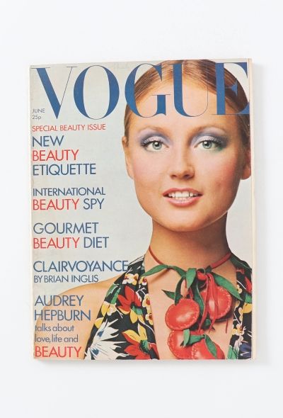 VOGUE UK 1971 Audrey Hepburn Issue Trio - 1