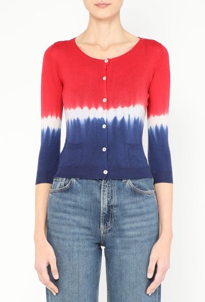 Prada S/S 2004 Tie-Dye Cardigan - 1