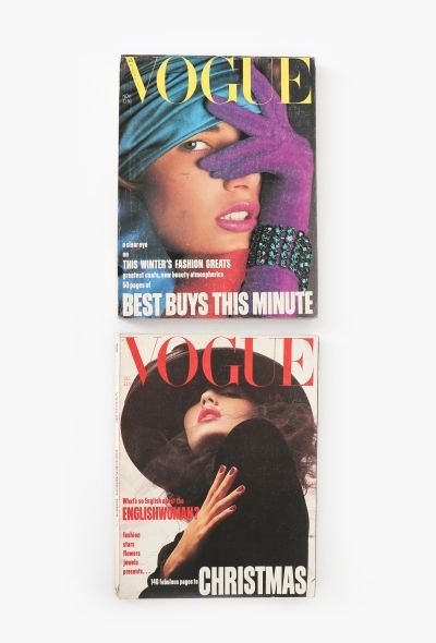 VOGUE UK 1984 Albert Watson Winter Set - 1