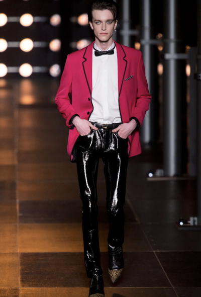 Saint Laurent S/S 2014 Notched Trim Blazer - 2