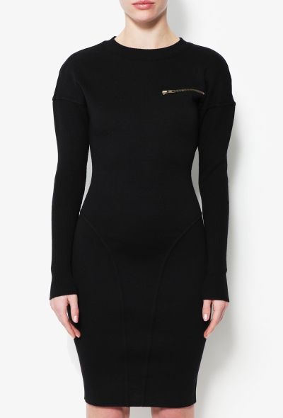 Alaïa 1989 Bodycon Zip Dress - 2