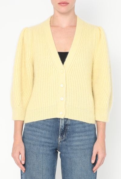 Céline S/S 2021 Cropped Mohair Cardigan - 1