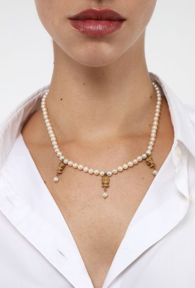 Modern Fine Jewelry Germano Gioielleria 18k Yellow Gold & Pearl Necklace - 2