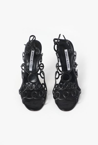 Manolo Blahnik Vintage Gori Cage Sandals - 2