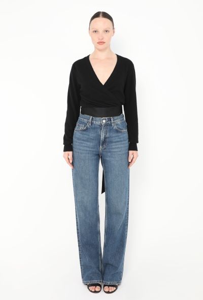 Chanel Vintage Cashmere Wrap Sweater - 2