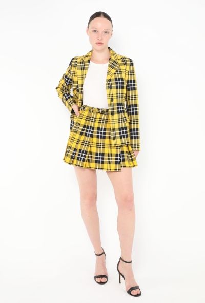 Dior Pre-Fall 2022 Plaid Skirt Ensemble - 1