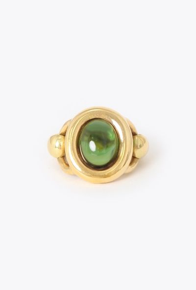 Vintage Fine Jewelry Poiray 18K Yellow Gold & Peridot Ring - 1
