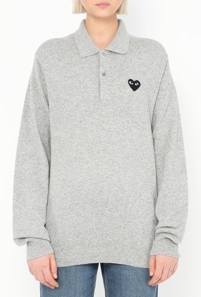 Comme des Garçons 2007 Logo Knit Polo - 1