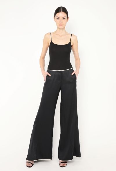 Chanel Resort 2009 Flared Charmeuse Pants - 1