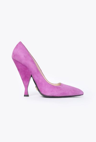 Prada Suede Mod Pumps - 1