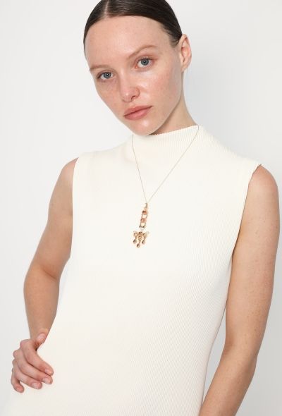 Vintage Fine Jewelry 18k Yellow Gold Holy Spirit of Aurillac Necklace - 2