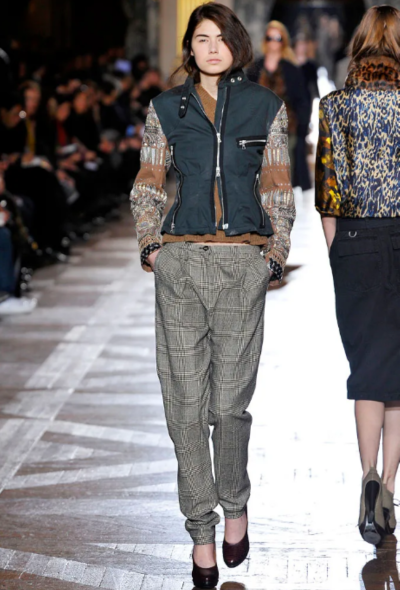 Dries Van Noten F/W 2010 Houndstooth Wool Trousers - 2