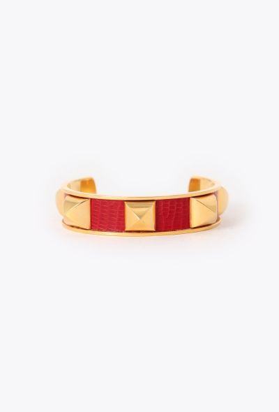 Hermès Vintage Lizard Médor Bracelet - 1