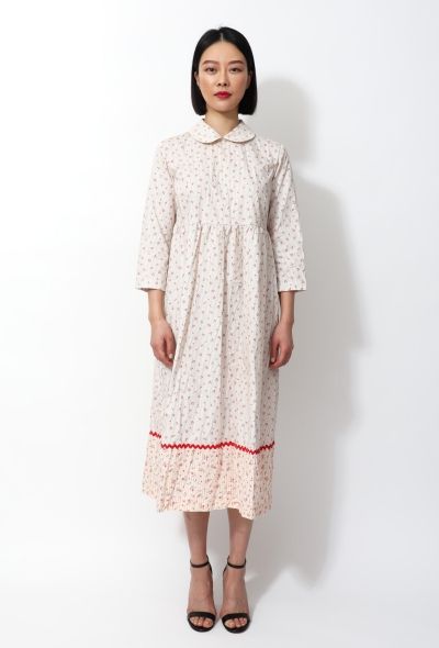 Comme des Garçons Floral Cotton Day Dress - 1