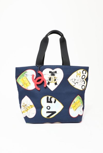 Chanel Coco Hearts Tote Bag - 1