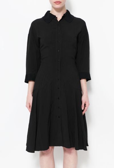 Alaïa 80s Flared Button-up Dress - 2