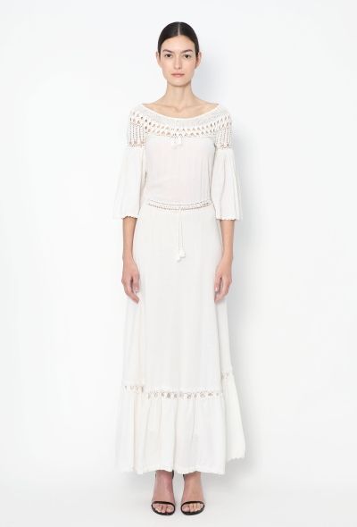 Crochet Cotton Maxi Dress - 2