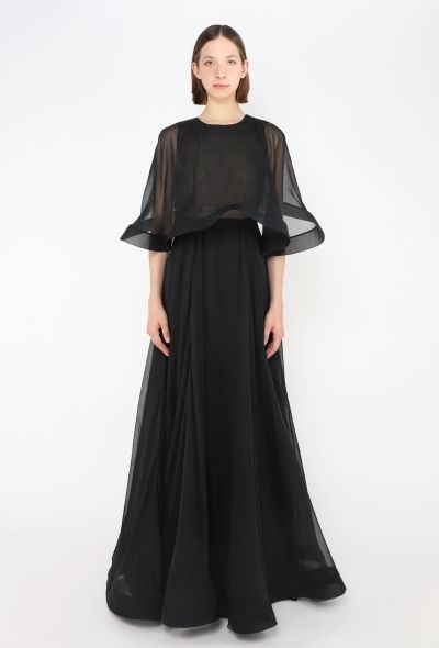 Valentino Couture Spring 2010 Silk Cape Gown - 2