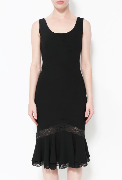 Dior 1999 Lace Trim Bias Dress - 2
