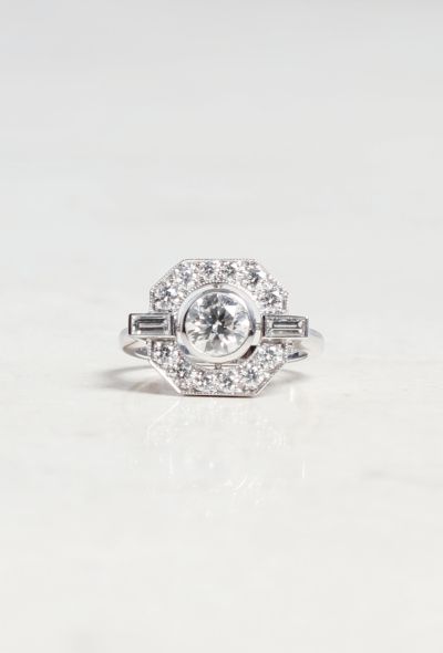 Mellerio 18k White Gold & Diamond Ring - 1
