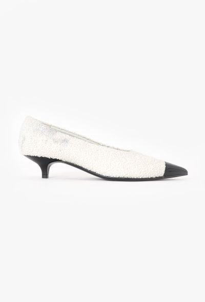 Chanel F/W 2022 Bouclé 'CC' Kitten Heels - 1