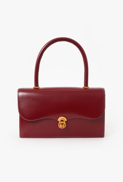 Hermès '70s Rouge H Box Escale Top Handle Bag - 1