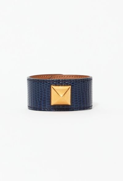 Hermès Lizard 'Clou Médor' Bracelet - 1