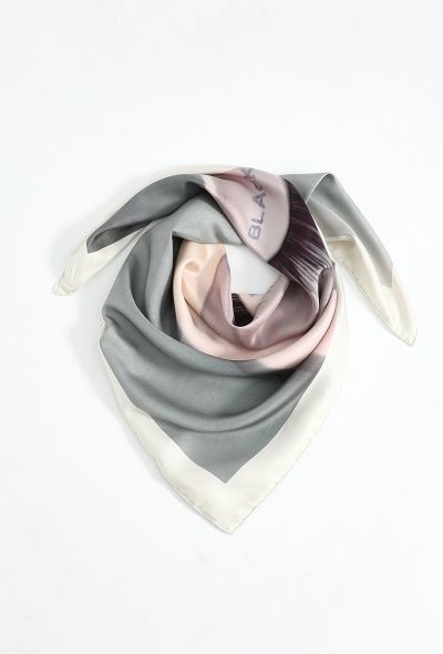 Céline 2018 Silk Eyelash Scarf - 2
