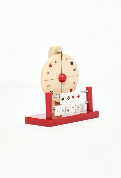 Vintage Objects & Decor 1930s French Art Deco Bridge Trump Marker & Cocktail Drink Tags - 2