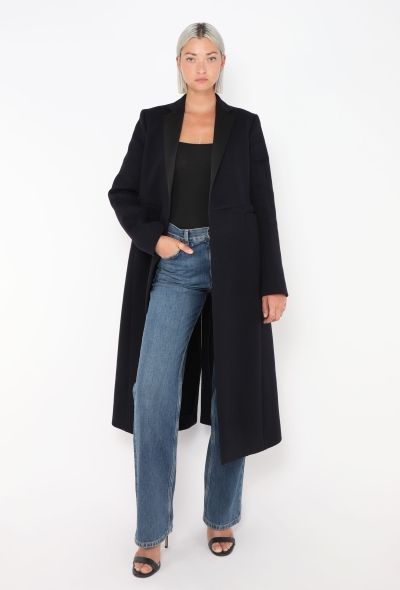 Céline Tailored Cashmere Smoking Coat - 2