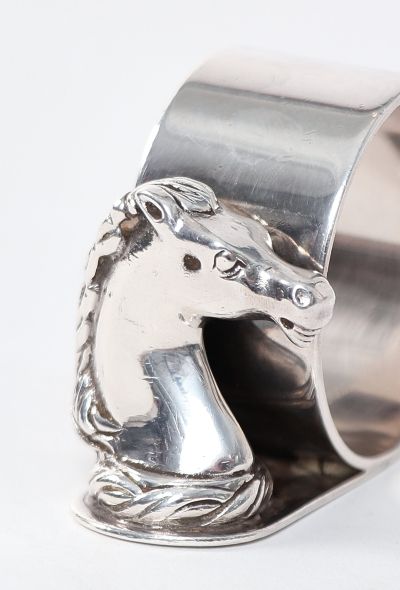 Hermès 1960s Ravinet d'Enfert Silver Napkin Ring - 2