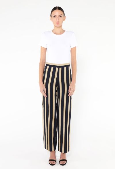 Dries Van Noten 2023 Striped Crêpe Trousers - 2