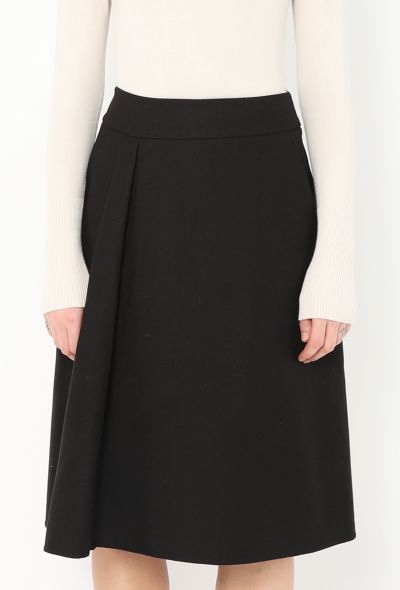 Jil Sander S/S 2013 Pleated Wrap Skirt - 1