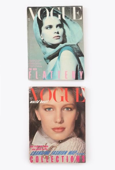 VOGUE UK 1984 Paolo Roversi Issue Set - 1