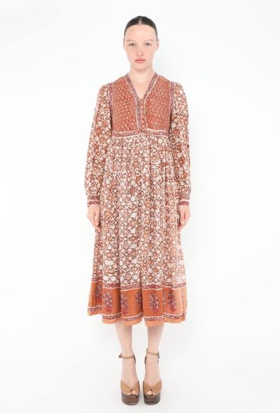 World Treasures Authentic Indian Block Print Dress - 1