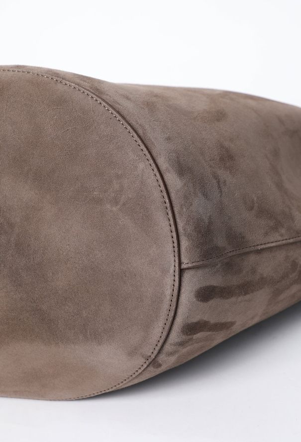 Khaite Lotus Medium Suede Tote Bag - 10