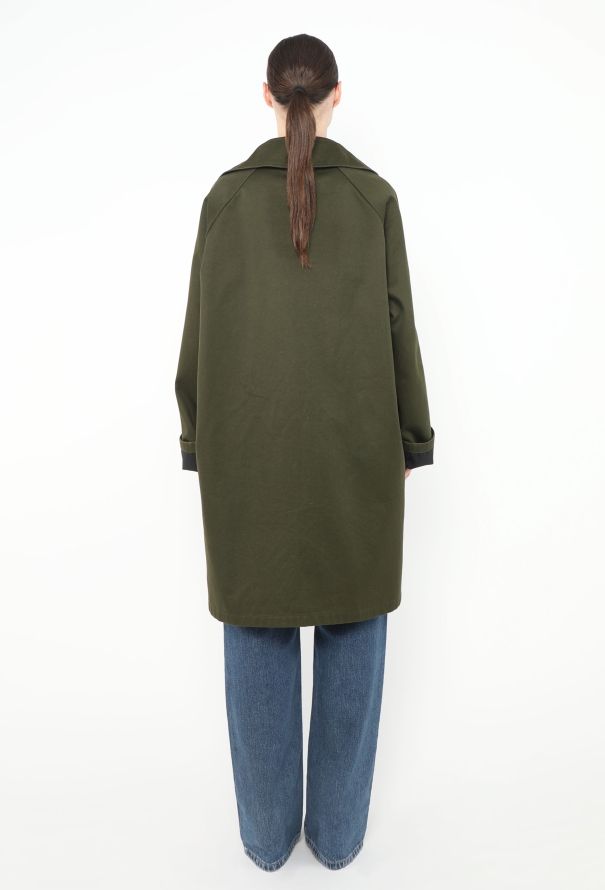 Céline 2017 Gabardine Eyelet Parka - 4