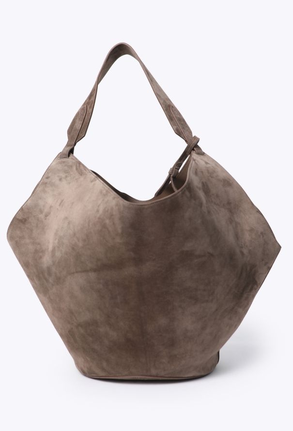Khaite Lotus Medium Suede Tote Bag - 5