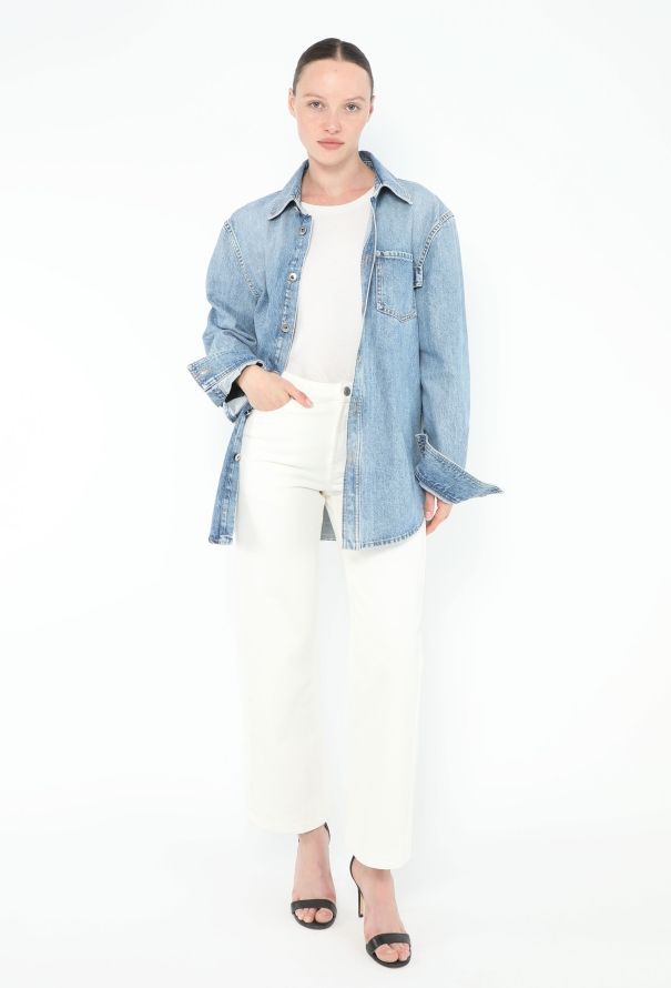 Bottega Veneta Resort 2024 Classic Denim Overshirt - 4