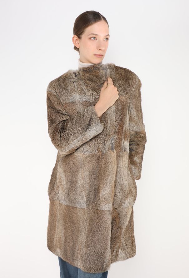 Céline Resort 2010 Rabbit Fur Coat - 3