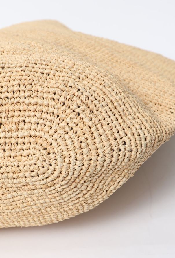 Loewe Paula's Ibiza Slit Raffia Tote Bag - 9