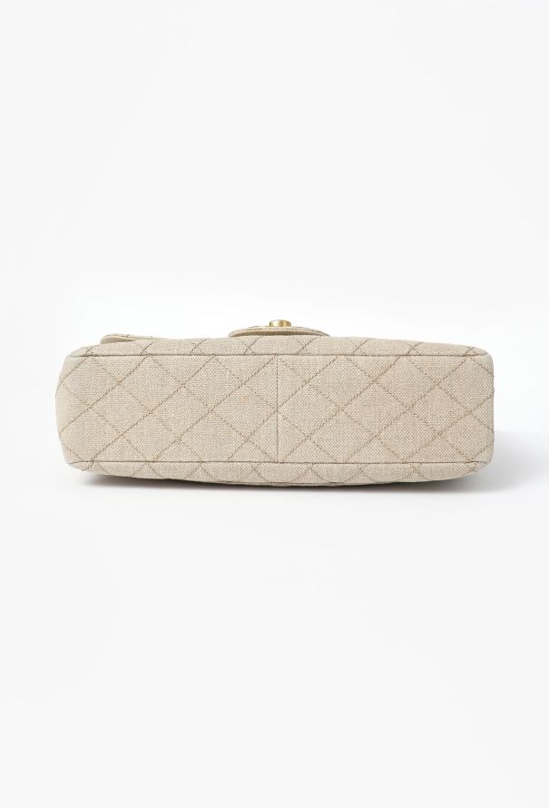 Chanel '90s Canvas Jumbo Classic Timeless Bag - 8