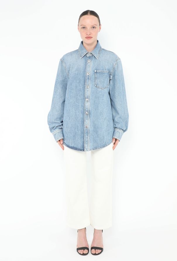Bottega Veneta Resort 2024 Classic Denim Overshirt - 3