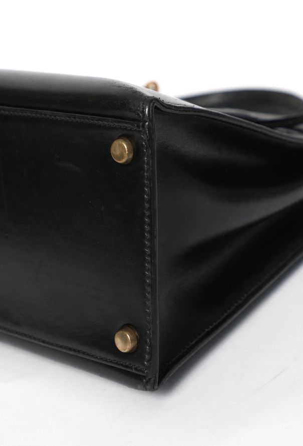 Hermès Vintage Black Box Kelly Sellier 32 - 9