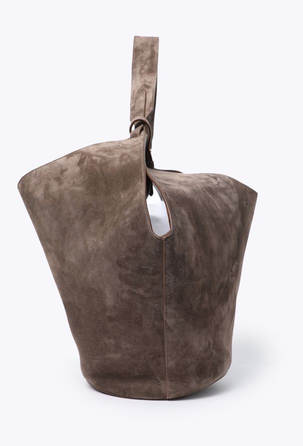Khaite Lotus Medium Suede Tote Bag - 4