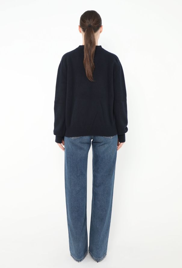 Céline Buttoned Cashmere Sweater - 4
