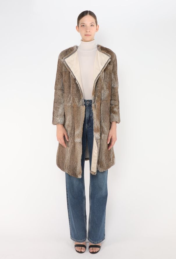 Céline Resort 2010 Rabbit Fur Coat - 4