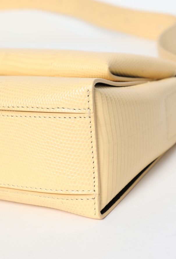 Jil Sander S/S 2025 Lizard-Embossed Crossbody Bag - 8